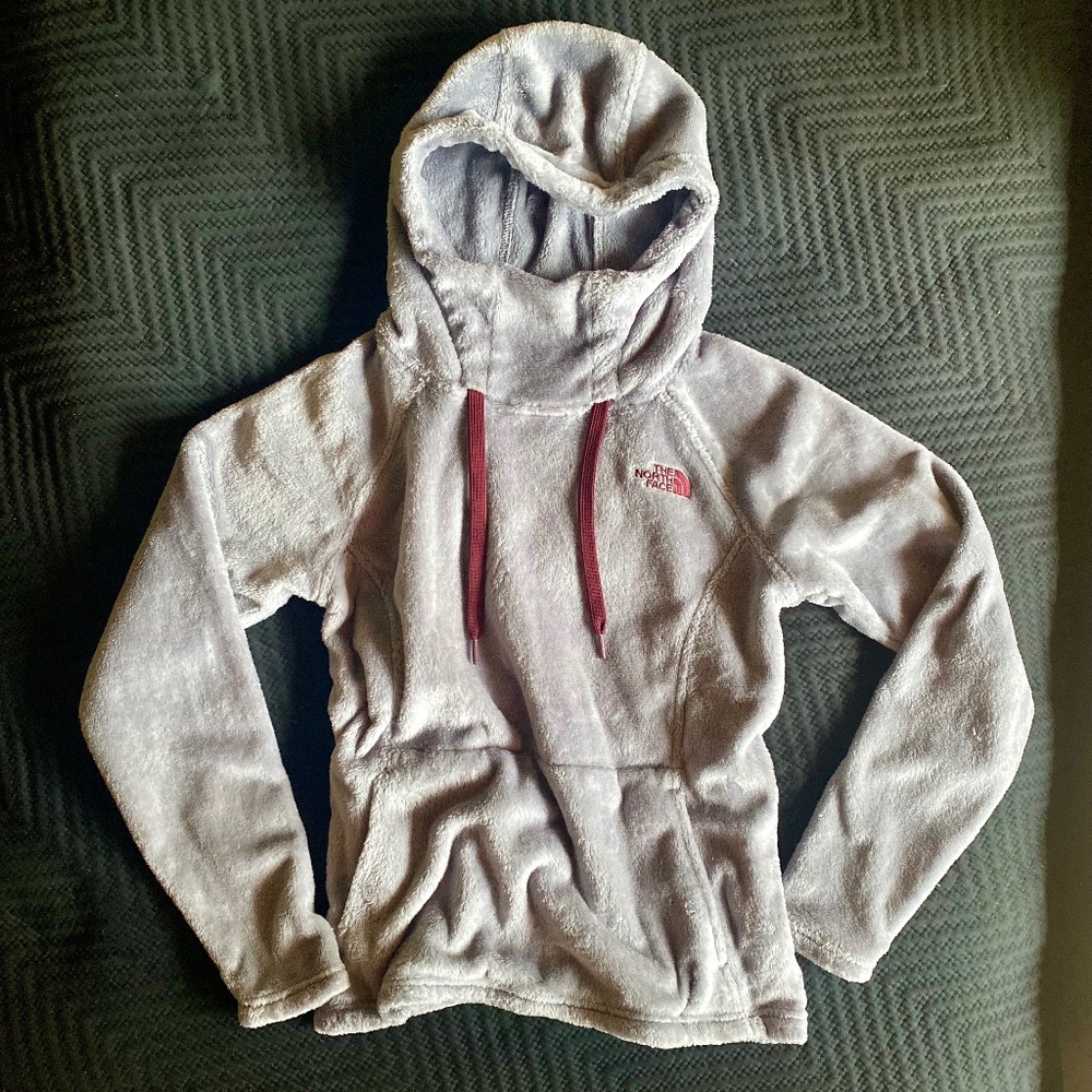 The North Face Silver Hoodie Small Excellent Gorpcore ~ Little Stormcloud Core
